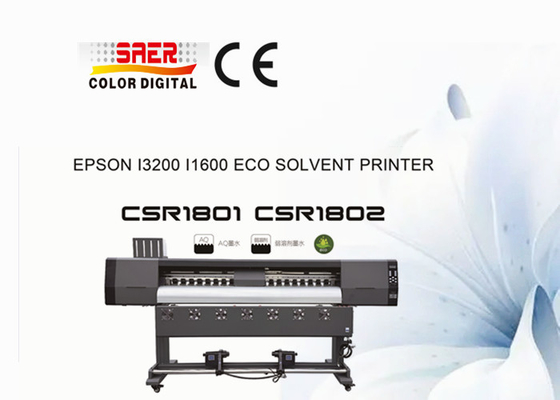 Vinyl Banner Format Besar Eco Solvent Digital Inkjet Printer / Eco Solvent Plotter