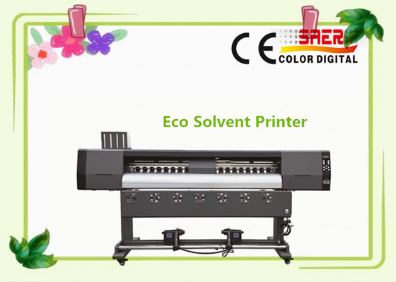 Eco Solvent Printer 4 Color Can Printer 1.8m Ukuran untuk Light Box Iklan