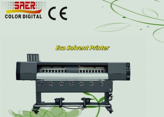 Eco Solvent Printer Mesin Pencetakan Digital Untuk Flex Banner Vinyl Materi Iklan