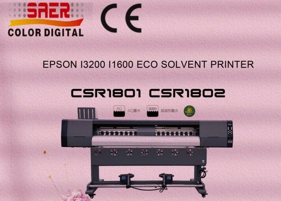 SAER Eco Solvent Printer 1.8m Resolusi Tinggi Print Head Eco Solvent Plotter
