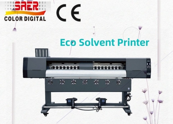 SAER Eco Solvent Printer 1.8m Resolusi Tinggi Print Head Eco Solvent Plotter