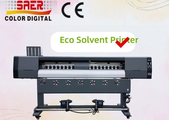 Banner Plotter Printer Large Format Eco Solvent Untuk Mencetak Wallpaper PVC Sheets Auto Sticker Light Sheets