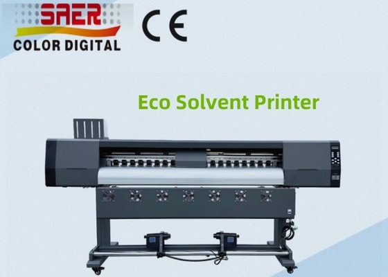 72 Inch Industrial Digital Printer Mesin Plotter Eco Solvent Banner Sticker Printer