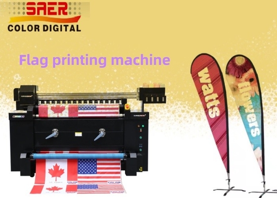 Mesin cetak bendera sublimasi bendera otomatis langsung bendera tekstil printer bendera 1.2m
