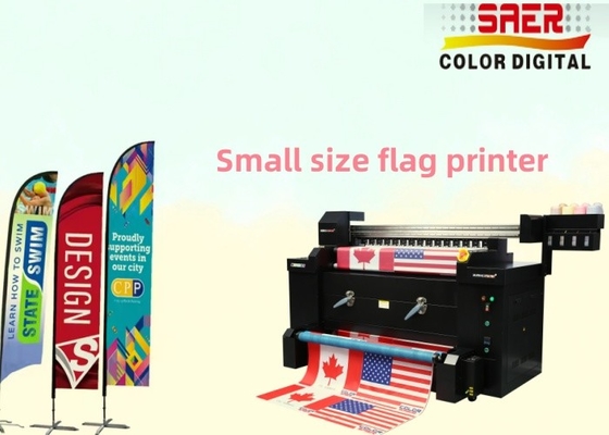 Mesin cetak bendera sublimasi bendera otomatis langsung bendera tekstil printer bendera 1.2m