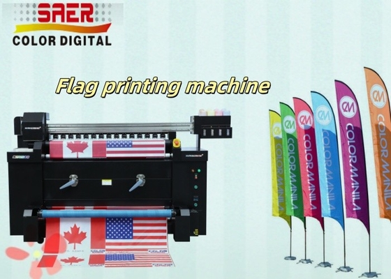 Bendera Iklan Mesin Pencetakan Tekstil Bendera Mesin Pencetakan