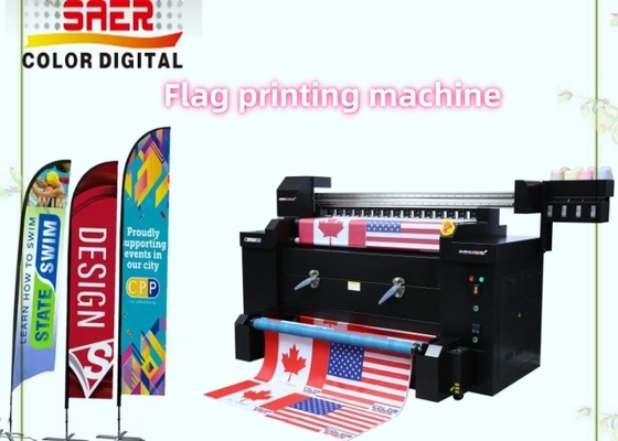 Bendera Kain Banner Roll Inkjet Sublimasi Digital Printing Plotter Printer Besar Bendera Mesin