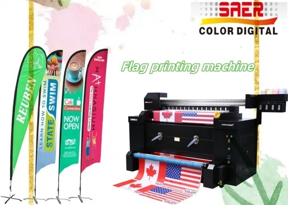 Bendera Kain Banner Roll Inkjet Sublimasi Digital Printing Plotter Printer Besar Bendera Mesin