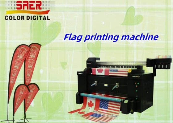 Pencetakan Digital Printer Ukuran Kecil Spanduk Bendera / 1.2m Sistem pencetakan bendera