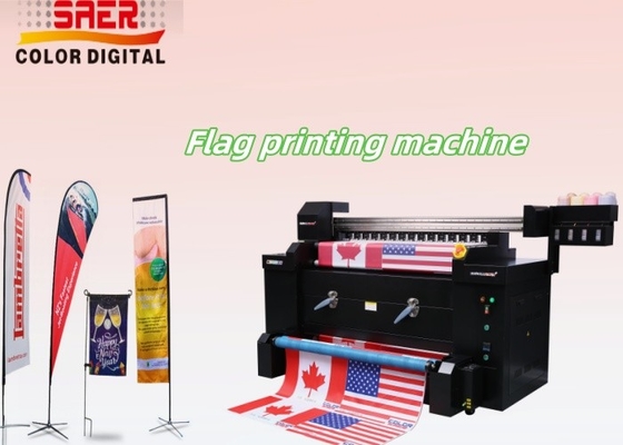Jual panas langsung ke mesin pencetakan kain semua dalam satu 1.2m Printer bendera tekstil