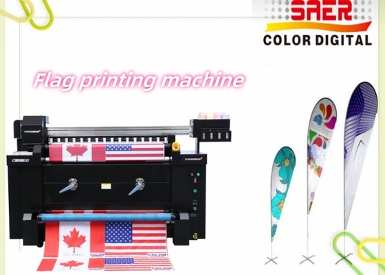Jual panas langsung ke mesin pencetakan kain semua dalam satu 1.2m Printer bendera tekstil