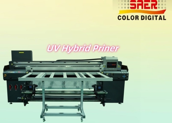 UV Hybrid Flatbed Printer Flatbed Dan Roll To Roll
