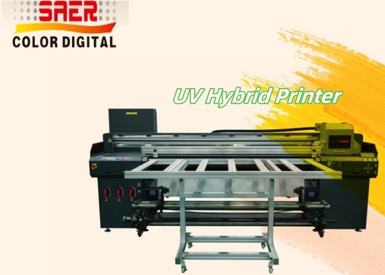 UV Hybrid Flatbed Printer Flatbed Dan Roll To Roll