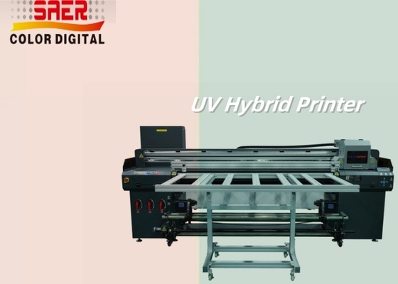 Professional Hybrid UV Printers Roll To Roll & Flatbed UV Printer