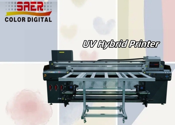 SAER Banner Paper UV Hybrid Roll To Roll Dan Mesin Printer Flatbed