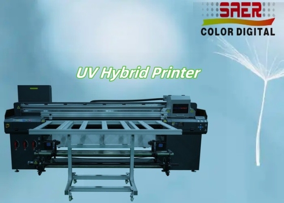 Roll to Roll & Flatbed Digital UV Hybrid Printer Printer Flatbed UV 1,8m