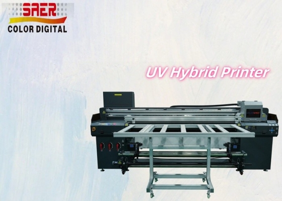Poster Iklan Elektronik Dekorasi Bahan Kerajinan Roll to Roll Eco Solvent Flatbed Printing UV Hybrid Printer