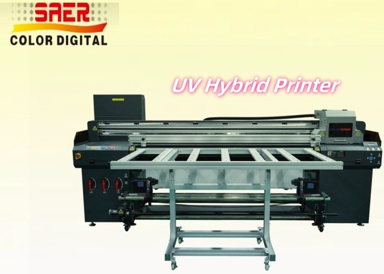 SAER Super Diskon Format Besar Roll to Roll & Flatbed UV Hybrid Printer