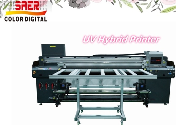 High Speed UV Roll To Roll Dan Flatbed Inkjet Printer Mesin Pencetakan Spanduk Printer Luar Ruang & Indoor