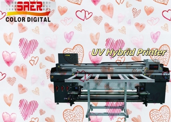 1.8m Jaminan Satu Tahun Dukungan Teknis Roll to Roll dan Flatbed UV Printer Outdoor & Indoor printer
