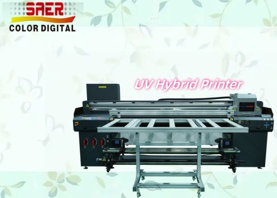 1.8m Jaminan Satu Tahun Dukungan Teknis Roll to Roll dan Flatbed UV Printer Outdoor & Indoor printer