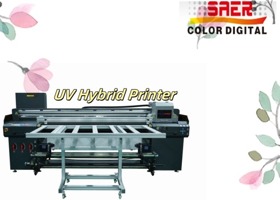 Usaha Kecil Flatbed dan Roll to Roll UV Hybrid Printer untuk Keramik Tiles Aluminium Kayu