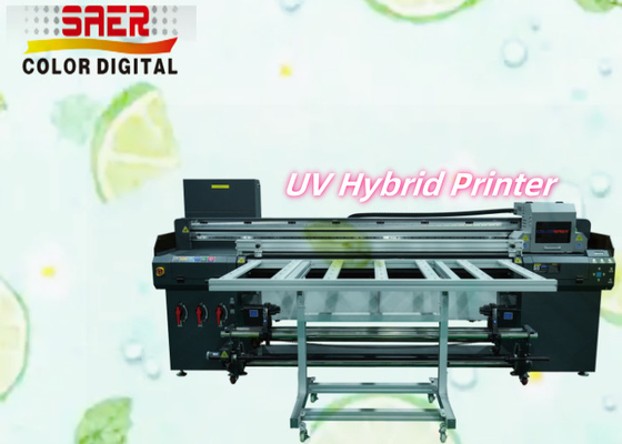 Automatic Digital UV Hybrid Inkjet Plotter Kondisi Baru Roll to Roll dan Flatbed UV Hybrid Printer