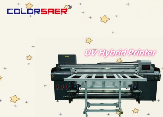 Automatic Digital UV Hybrid Inkjet Plotter Kondisi Baru Roll to Roll dan Flatbed UV Hybrid Printer