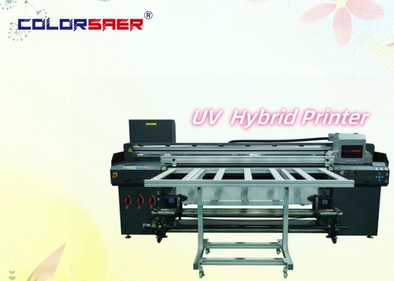 Printer hibrida UV dengan output resolusi tinggi untuk produksi signage profesional dan materi periklanan