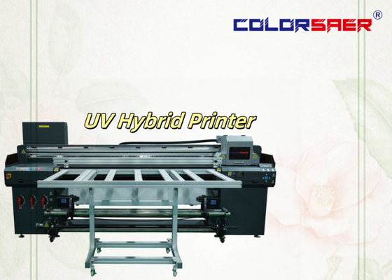 Printer hibrida UV dengan output resolusi tinggi untuk produksi signage profesional dan materi periklanan