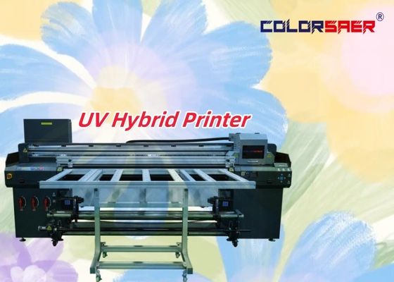Digital 180cm desain baru UV plotter Roll untuk roll dan Flatbed UV Hybrid Printer
