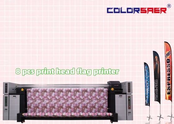 Color SAER I3200 Mesin Pencetakan Tekstil Digital Bendera Spanduk Polyester Fabric Inkjet Dye Sublimation Printer
