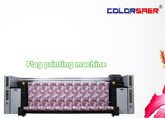 Mesin Pencetakan Tekstil Digital Bendera Polyester Inkjet Dye Sublimation Printer