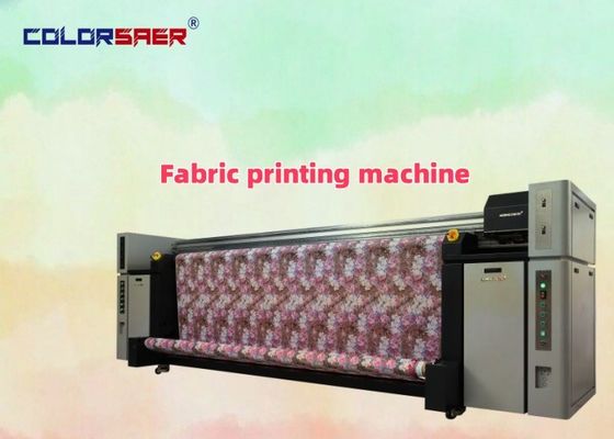 Warna SAER 10,5 kaki / 3,2 m Mesin Pencetakan Kain Tekstil 3200mm Sublimasi Printer