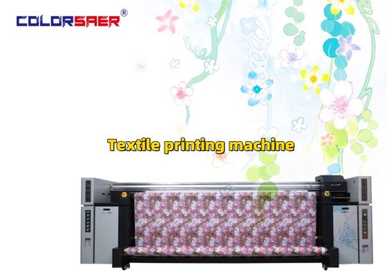 Sistem pencetakan tekstil digital presisi tinggi untuk kain kapas & poliester dengan tinta pigmen dan sublimasi