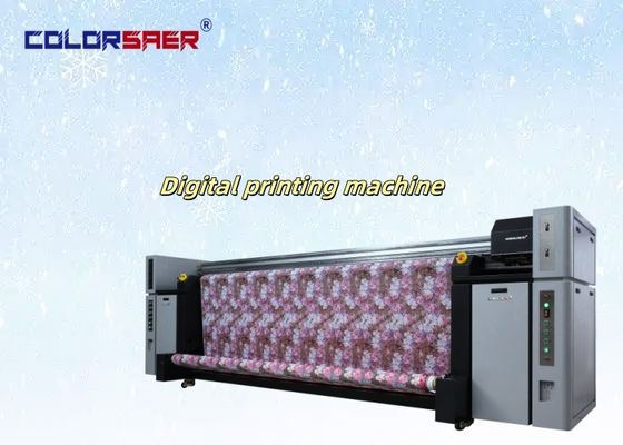 Printer Sublimasi Tekstil Kecepatan Tinggi All-in-one SAER 3200mm untuk Sistem Pencetakan Kain
