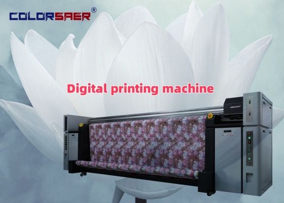 Mesin Cetak Tekstil Kain Sublimasi 8 Kepala Inkjet Sublimasi Printer Digital Kecepatan Tinggi