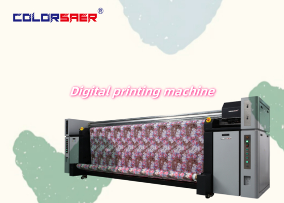 Mesin Printer Tekstil Sublimasi Industri Digital 8 Kepala Format Besar 3.2m 10.5ft Plotter