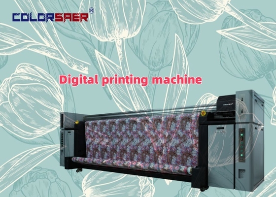 3200mm Ukuran besar langsung ke kapas dan Poyester Printer Professional Print on Roll Fabric Machine