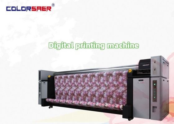 3200mm Ukuran besar langsung ke kapas dan Poyester Printer Professional Print on Roll Fabric Machine