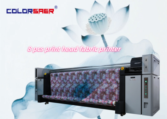 Printer Inkjet Digital Otomatis 3200mm untuk Format Besar Resolusi 2400dpi Kondisi Baru