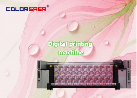 3200mm Printer Sublimasi Format Besar Dengan 8 Kepala Cetak Printer Sublimasi Pewarna
