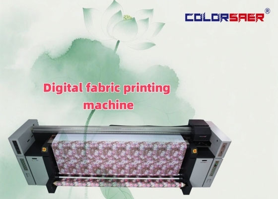 Printer Tekstil Kain Cetak Langsung 3200mm Dengan 8 Kepala Cetak i3200 Printer Langsung ke Poliester