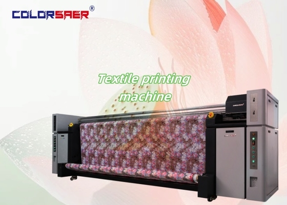 Printer Tekstil Kain Cetak Langsung 3200mm Dengan 8 Kepala Cetak i3200 Printer Langsung ke Poliester