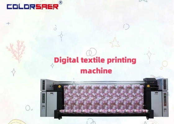 3.2m I3200 Printheads Digital Sublimation Printer dengan Heater All-in-one Tekstil Printing System Pabrik Jual Langsung