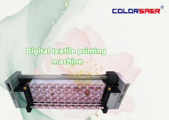 Mesin Cetak Tekstil Pakaian 8 Pcs Printhead Format Besar Mesin Cetak Sublimasi