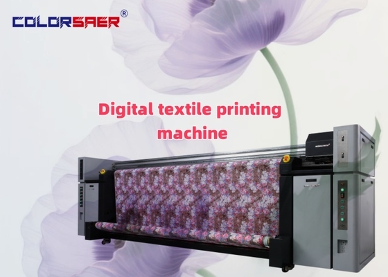 3.2m Multicolor Digital Fabric Printer dengan Sublimation Ink