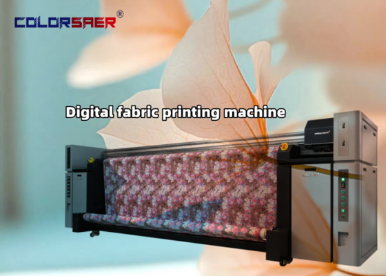 Printer Kain Digital 3.2m dengan Pemanas - Tinta Sublimasi CMYK