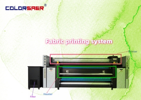 Printer Tekstil Digital Otomatis 2200mm dengan 3 Kepala Epson i3200