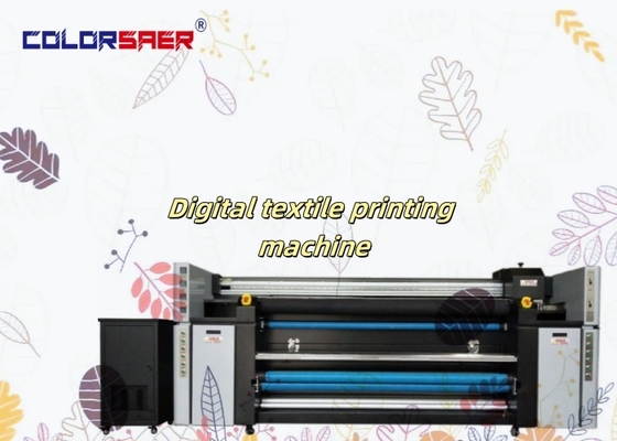 Mesin cetak kapas dan poliester tekstil digital format luas I3200 dengan tinta sublimasi dan pigmen
